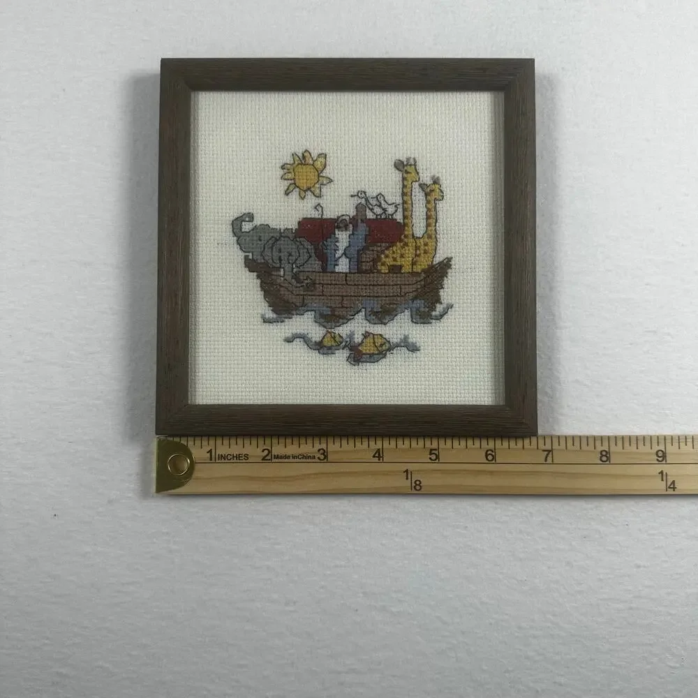 Vintage Noah’s Ark Mini Cross-stitch